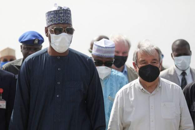 UN chief arrives Borno on first visit to Nigeria, plans to meet ex-Boko Haram militants