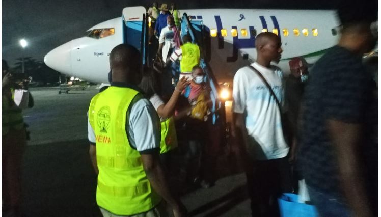 The National Emergency Management Agency (NEMA) on Tuesday received 131 stranded Nigerians from Libya at the Murtala Muhammed International Airport in Lagos.